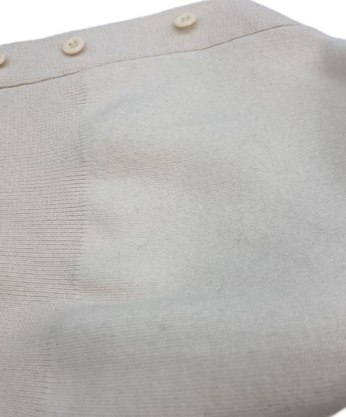 CABAN（キャバン）CABAN (キャバン) コットンカシミヤ クルーネックカーディガン アイボリー サイズ:SIZE XSの古着・服飾アイテム