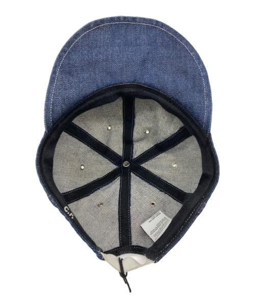 CAMIEL FORTGENS（カミエルフォートヘンス）CAMIEL FORTGENS (カミエルフォートヘンス) デニムキャップ インディゴの古着・服飾アイテム