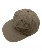 POST ARCHIVE FACTION (PAF)ポストアーカイブファクション）の古着「8.0 ロゴキャップ ブラック」｜ブラウン