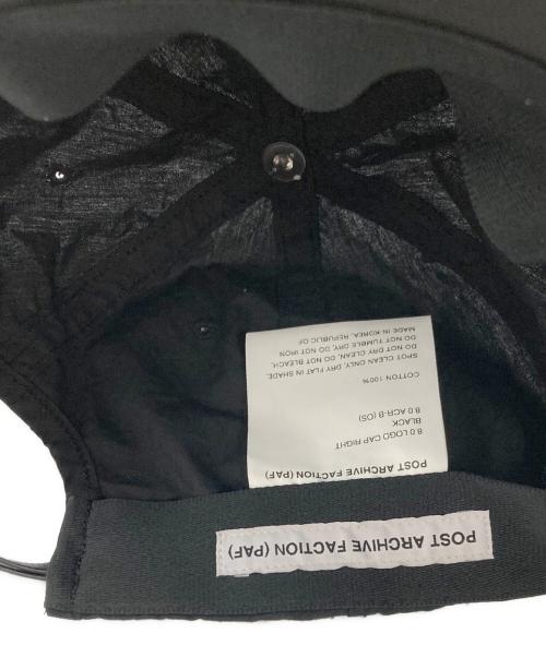POST ARCHIVE FACTION (PAF)（ポストアーカイブファクション）POST ARCHIVE FACTION (PAF) (ポストアーカイブファクション) 8.0 ロゴキャップ ブラック サイズ:SIZE OSの古着・服飾アイテム