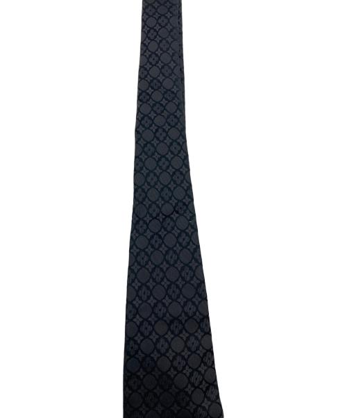 LOUIS VUITTON（ルイ ヴィトン）LOUIS VUITTON (ルイ ヴィトン) シルクネクタイ ブラック サイズ:実寸サイズをご参照下さい。の古着・服飾アイテム