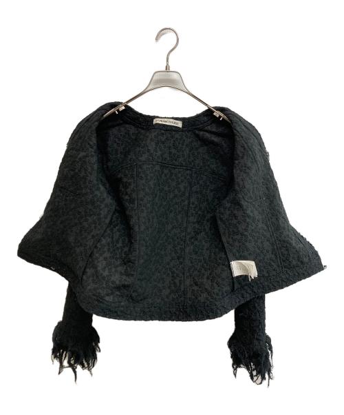 PRANK PROJECT（プランクプロジェクト）PRANK PROJECT (プランクプロジェクト) Fringe Jacquard Cardigan ブラック サイズ:SIZE Freeの古着・服飾アイテム