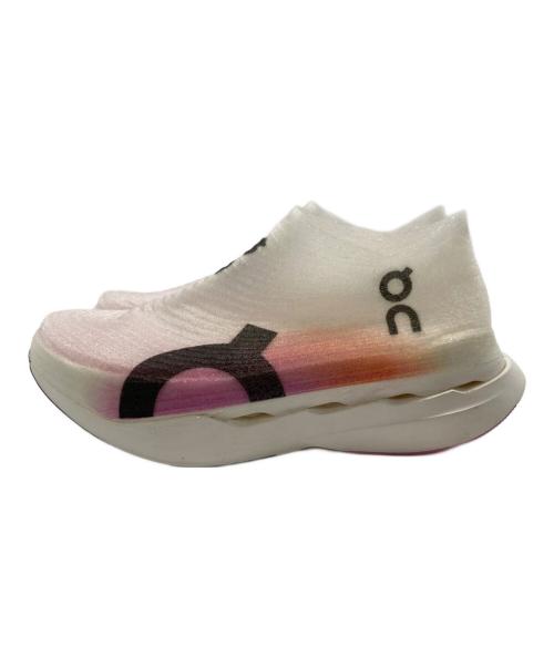 on（オン）on (オン) Cloudboom Strike LS ホワイト×パープル サイズ:US W9/M7.5の古着・服飾アイテム