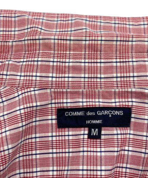 COMME des GARCONS HOMME（コムデギャルソン オム）COMME des GARCONS HOMME (コムデギャルソン オム) 長袖シャツ レッド サイズ:SIZE Mの古着・服飾アイテム