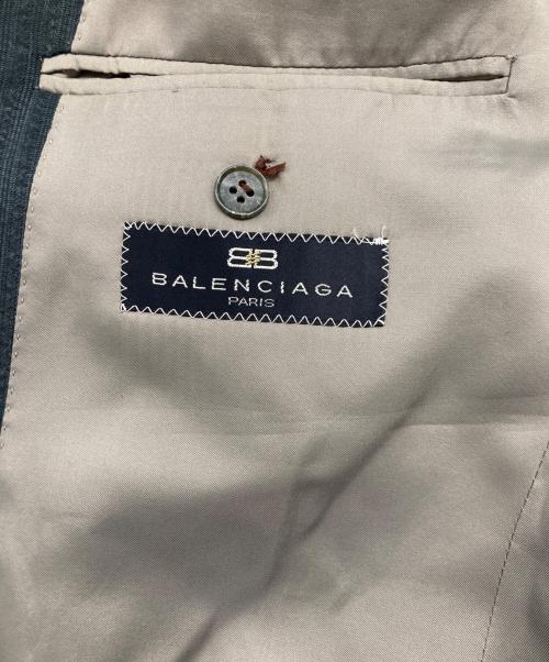 BALENCIAGA（バレンシアガ）BALENCIAGA   (バレンシアガ) クルミボタン テーラードジャケット ブラック サイズ:SIZE 98AB6の古着・服飾アイテム