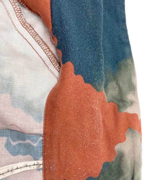 m's braque（エムズブラック）m's braque (エムズブラック) LONG SLEEVE ALOHA SHIRT オレンジ サイズ:SIZE 40の古着・服飾アイテム