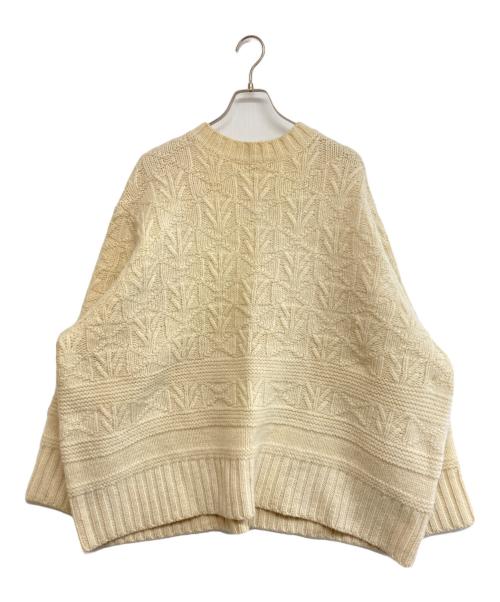 th products（ティーエイチプロダクツ）th products (ティーエイチプロダクツ) ハンティングオーバーサイズドニット アイボリー サイズ:SIZE 2の古着・服飾アイテム