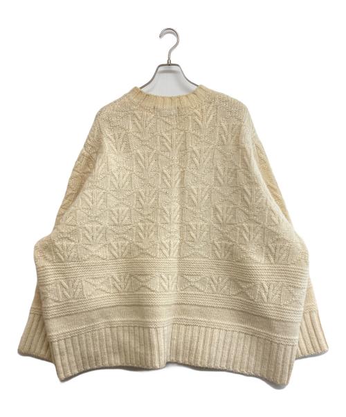 th products（ティーエイチプロダクツ）th products (ティーエイチプロダクツ) ハンティングオーバーサイズドニット アイボリー サイズ:SIZE 2の古着・服飾アイテム