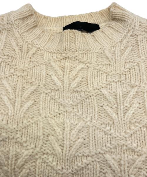 th products（ティーエイチプロダクツ）th products (ティーエイチプロダクツ) ハンティングオーバーサイズドニット アイボリー サイズ:SIZE 2の古着・服飾アイテム