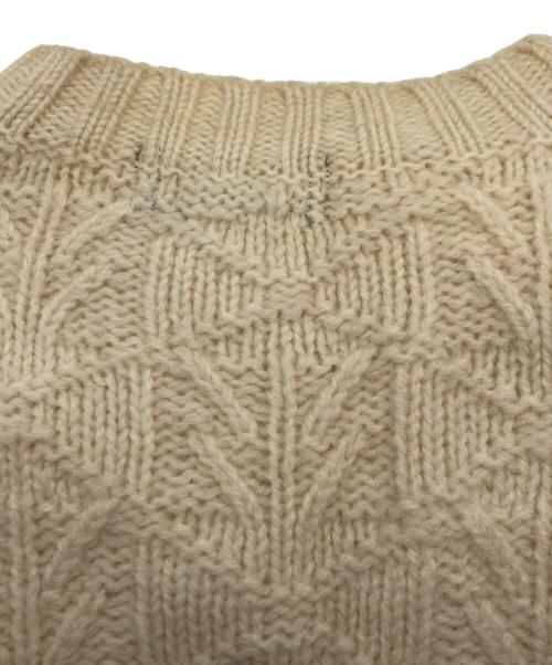 th products（ティーエイチプロダクツ）th products (ティーエイチプロダクツ) ハンティングオーバーサイズドニット アイボリー サイズ:SIZE 2の古着・服飾アイテム