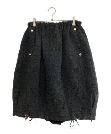 Omar Afridi（オマールアフリディ）の古着「CIRCLE SKIRT」｜グレー