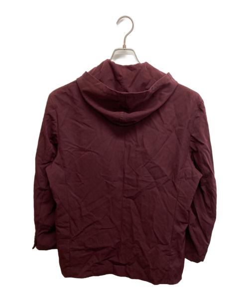 COMME des GARCONS HOMME PLUS（コムデギャルソンオムプリュス）COMME des GARCONS HOMME PLUS (コムデギャルソンオムプリュス) フーデッドテーラードジャケット ボルドー サイズ:SIZE Mの古着・服飾アイテム