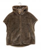 MY WHITEマイ ホワイト）の古着「HOODIE ベスト」｜ブラウン