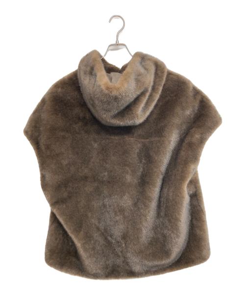 MY WHITE（マイ ホワイト）MY WHITE (マイ ホワイト) HOODIE ベスト ブラウン サイズ:SIZE  Uの古着・服飾アイテム