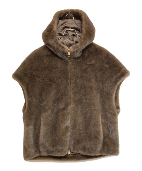 MY WHITE（マイ ホワイト）MY WHITE (マイ ホワイト) HOODIE ベスト ブラウン サイズ:SIZE  Uの古着・服飾アイテム