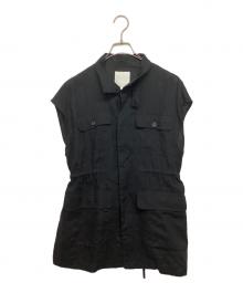 Drawing Numbers（ドローイングナンバーズ）の古着「コンチネンタルリネンベス」｜ブラック