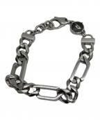 DIESELディーゼル）の古着「DX1351ブレスレット」｜シルバー