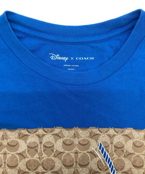 COACH（コーチ）COACH (コーチ) DISNEY (ディズニー) コラボ  Tシャツ ブルー サイズ:SIZE Mの古着・服飾アイテム