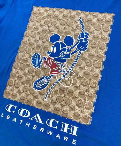 COACH（コーチ）COACH (コーチ) DISNEY (ディズニー) コラボ  Tシャツ ブルー サイズ:SIZE Mの古着・服飾アイテム