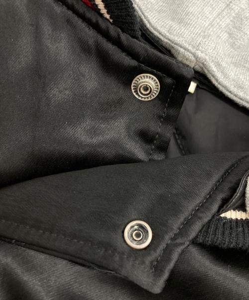 GUCCI（グッチ）GUCCI (グッチ) リラ パッチ GG柄 フード付 ボンバー ジャケット ブラック サイズ:SIZE 52の古着・服飾アイテム