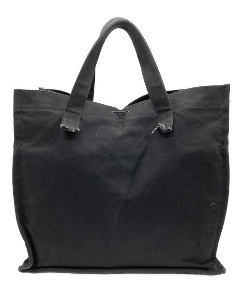 CAMIEL FORTGENS（カミエルフォートヘンス）CAMIEL FORTGENS (カミエルフォートヘンス) CF．OW．09 SHOPPER L CANVAS/トートバッグ ブラックの古着・服飾アイテム