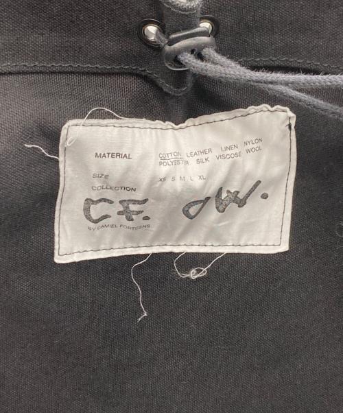 CAMIEL FORTGENS（カミエルフォートヘンス）CAMIEL FORTGENS (カミエルフォートヘンス) CF．OW．09 SHOPPER L CANVAS/トートバッグ ブラックの古着・服飾アイテム