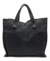 CAMIEL FORTGENS (カミエルフォートヘンス) CF．OW．09 SHOPPER L CANVAS/トートバッグ ブラック：14000円
