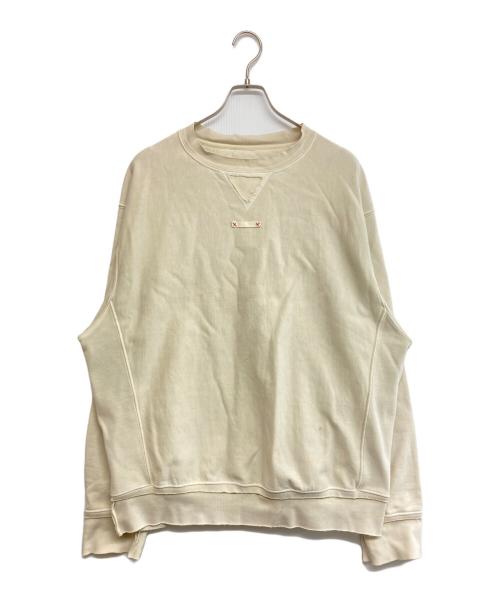 Maison Margiela（メゾンマルジェラ）Maison Margiela (メゾンマルジェラ) ダメージ加工スウェット アイボリー サイズ:SIZE Sの古着・服飾アイテム