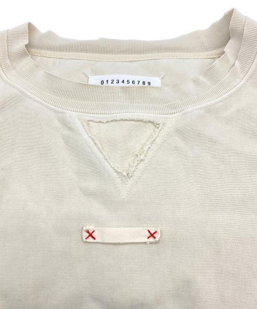 Maison Margiela（メゾンマルジェラ）Maison Margiela (メゾンマルジェラ) ダメージ加工スウェット アイボリー サイズ:SIZE Sの古着・服飾アイテム