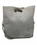 Maison Margielaメゾンマルジェラ）の古着「フォーステッチ 四つタグ レザー 内ボア 2WAYムートン ショルダーバッグ」｜グレー