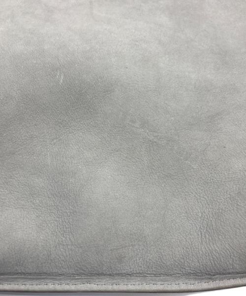 Maison Margiela（メゾンマルジェラ）Maison Margiela (メゾンマルジェラ) フォーステッチ 四つタグ レザー 内ボア 2WAYムートン ショルダーバッグ グレーの古着・服飾アイテム