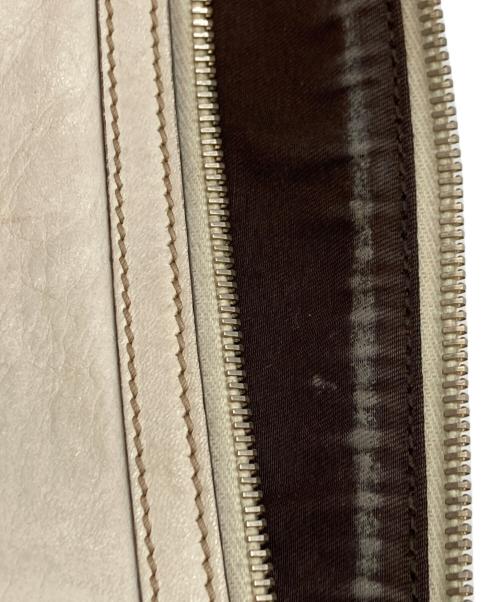 GUCCI（グッチ）GUCCI (グッチ) ミニボストンバッグ ベージュ×ホワイトの古着・服飾アイテム