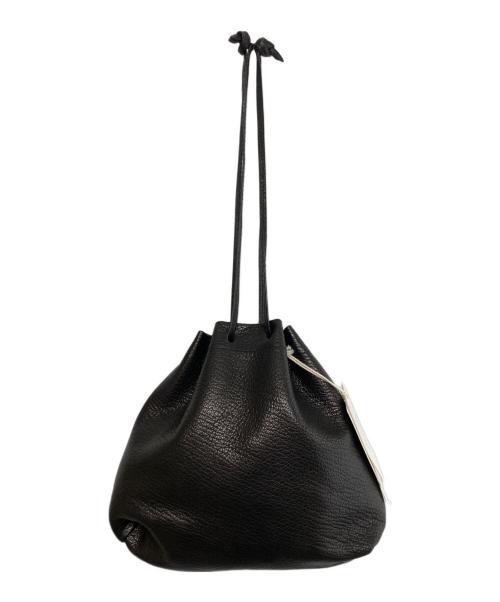 MASTER&CO.（マスターアンドコー）MASTER&CO. (マスターアンドコー) Goat Leather Kinchaku Bag/ゴートレザー巾着バッグ ブラック サイズ:SIZE F 未使用品の古着・服飾アイテム
