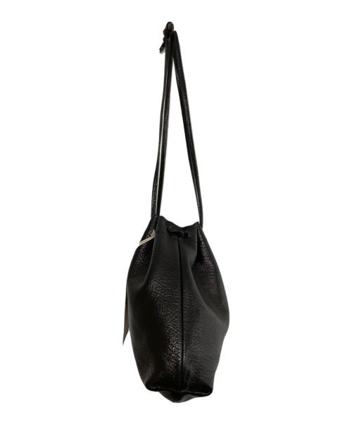 MASTER&CO.（マスターアンドコー）MASTER&CO. (マスターアンドコー) Goat Leather Kinchaku Bag/ゴートレザー巾着バッグ ブラック サイズ:SIZE F 未使用品の古着・服飾アイテム