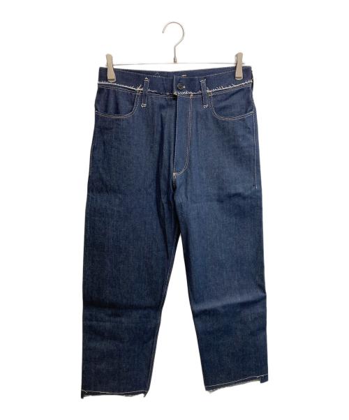 CAMIEL FORTGENS（カミエルフォートヘンス）CAMIEL FORTGENS (カミエルフォートヘンス) カットオフデニムデニムパンツ インディゴ サイズ:SIZE Sの古着・服飾アイテム