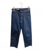 CAMIEL FORTGENSカミエルフォートヘンス）の古着「カットオフデニムパンツ」｜インディゴ