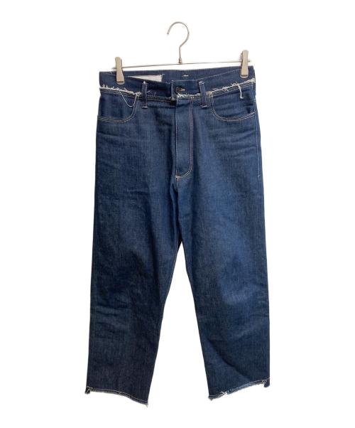 CAMIEL FORTGENS（カミエルフォートヘンス）CAMIEL FORTGENS (カミエルフォートヘンス) カットオフデニムパンツ インディゴ サイズ:SIZE Sの古着・服飾アイテム