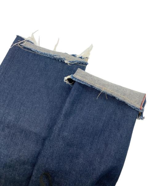 CAMIEL FORTGENS（カミエルフォートヘンス）CAMIEL FORTGENS (カミエルフォートヘンス) カットオフデニムパンツ インディゴ サイズ:SIZE Sの古着・服飾アイテム