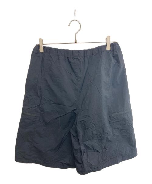 digawel（ディガウェル）digawel (ディガウェル) ガーメイントダイ リサイクルナイロンタスランリップハーフパンツ ブラック サイズ:SIZE 2 未使用品の古着・服飾アイテム