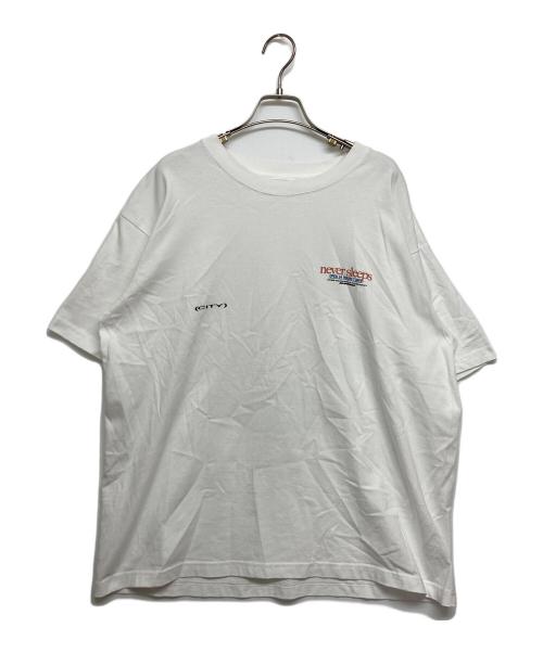 HOME ECONOMICS EXPERIMENT（ホーム エコノミクス エクスペリメント）HOME ECONOMICS EXPERIMENT (ホーム エコノミクス エクスペリメント) BLANKMAG TEE ホワイト サイズ:不明の古着・服飾アイテム