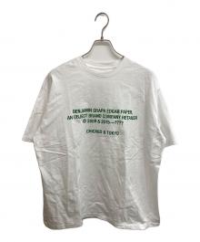 Graphpaper（グラフペーパー）の古着「BENJAMIN GRAPH EDGAR PAPER S/S Oversized Tee」｜ホワイト