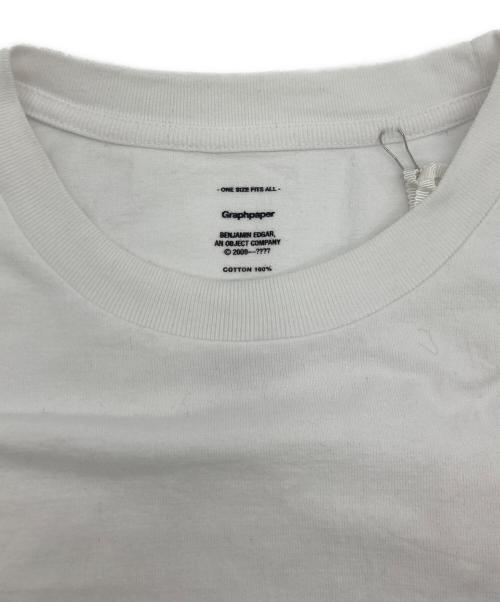 Graphpaper（グラフペーパー）Graphpaper (グラフペーパー) BENJAMIN GRAPH EDGAR PAPER S/S Oversized Tee ホワイト サイズ:SIZE O/Sの古着・服飾アイテム