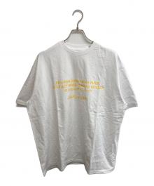 Graphpaper（グラフペーパー）の古着「BENJAMIN GRAPH EDGAR PAPER S/S Oversized Tee」｜ホワイト