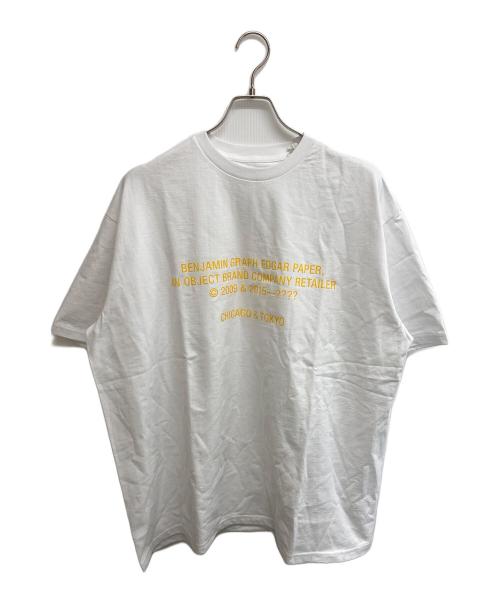 Graphpaper（グラフペーパー）Graphpaper (グラフペーパー) BENJAMIN GRAPH EDGAR PAPER S/S Oversized Tee ホワイト サイズ:SIZE O/Sの古着・服飾アイテム