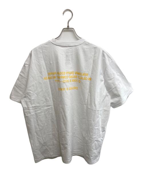 Graphpaper（グラフペーパー）Graphpaper (グラフペーパー) BENJAMIN GRAPH EDGAR PAPER S/S Oversized Tee ホワイト サイズ:SIZE O/Sの古着・服飾アイテム