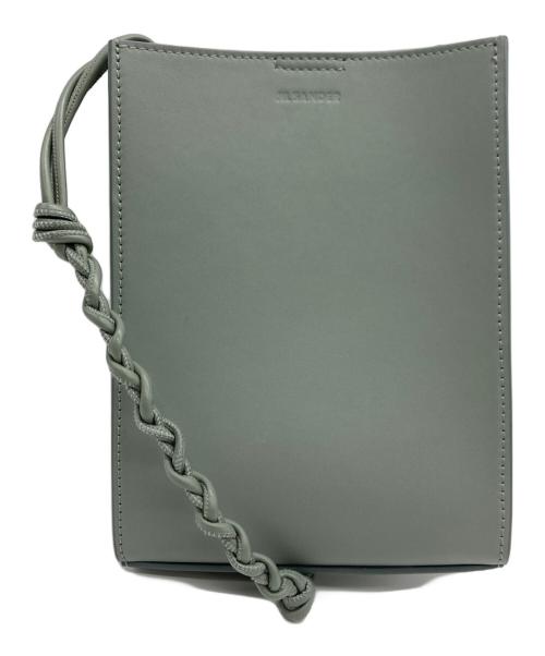 JIL SANDER（ジルサンダー）JIL SANDER (ジルサンダー) スモールタングルクロスボディショルダーバッグ グリーンの古着・服飾アイテム