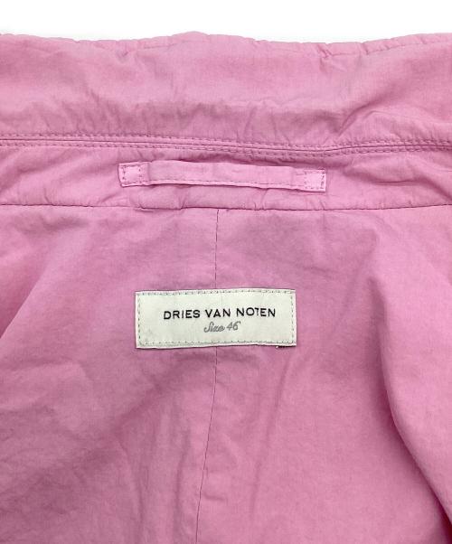 DRIES VAN NOTEN（ドリスヴァンノッテン）DRIES VAN NOTEN (ドリスヴァンノッテン) テーラードジャケット ピンク サイズ:SIZE 46の古着・服飾アイテム