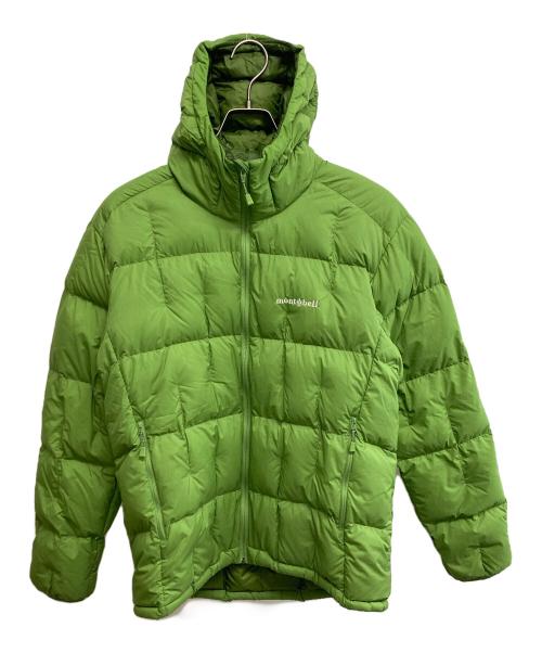 mont-bell（モンベル）mont-bell (モンベル) ネージュダウン パーカ 黄緑 サイズ:SIZE Lの古着・服飾アイテム