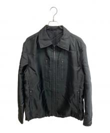 ISSEY MIYAKE MEN（イッセイミヤケメン）の古着「フロントジップジャケット」｜ブラック
