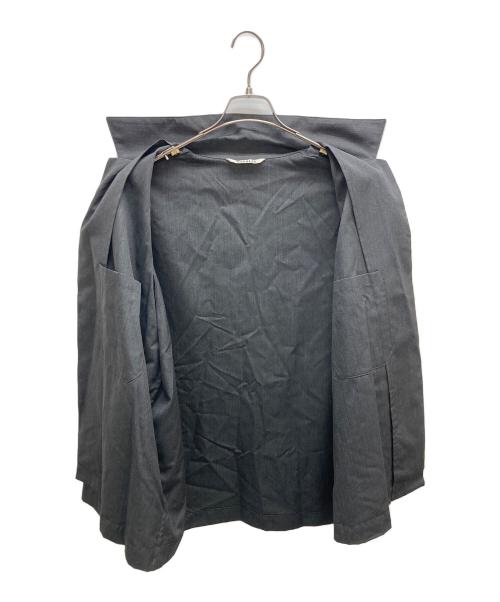AURALEE（オーラリー）AURALEE (オーラリー) WOOL SILK TROPICAL SHIRTS JACKET グレー サイズ:SIZE5の古着・服飾アイテム
